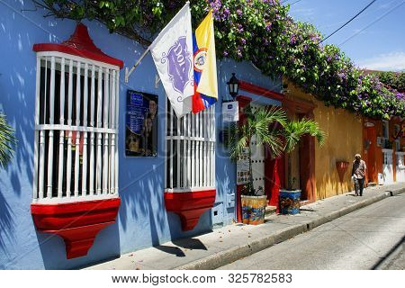 The Dorotea Restaurant-bar Facade In The Heart Of San Diego Neighborhood, Inside Of Walled City Of C