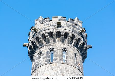 Decinsky Sneznik Lookout Tower On The Top Of Decinsky Sneznik Mountain, German: Hoher Schneeberg. Pr