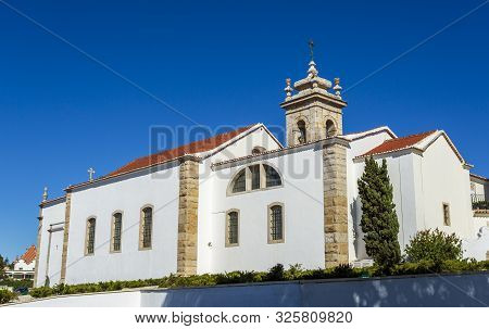 View Of The Bell Tower And Lateral Walls Of The Early 16th Century Parish Church Of Saint Anthony Of