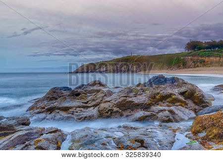 Romantic Sea View On Britanny Coast In Summer Vacation