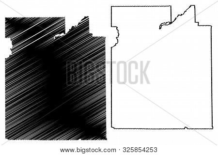 Covington County, Alabama (counties In Alabama, United States Of America,usa, U.s., Us) Map Vector I