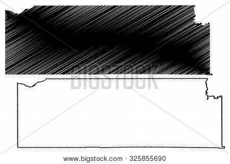 Escambia County, Alabama (counties In Alabama, United States Of America,usa, U.s., Us) Map Vector Il