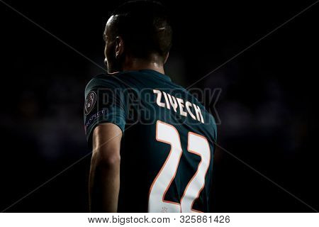 VALENCIA, SPAIN - OCTUBER 2: Ziyech during UEFA Champions League match between Valencia CF and AFC Ajax at Mestalla Stadium on Octuber 2, 2019 in Valencia, Spain