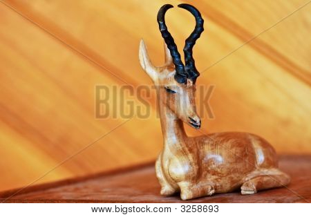 Afryki Antelope drewno rzeźba