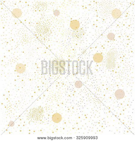 Seamless Pattern With Dots. Scandinavian Style. Vector Graphics