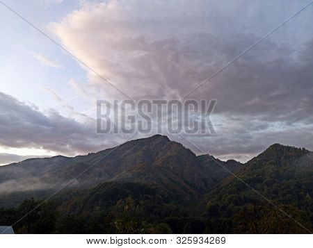 Clouds Over Mountains - Cozia Mountains, Carphatians, Romania