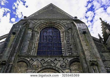 Le Mans, Maine, France - May 28: Cathedral Of Saint Julian (cathedrale St-julien Du Mans) On 28 May 