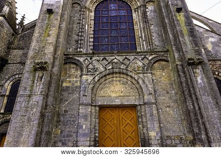 Le Mans, Maine, France - May 28: Cathedral Of Saint Julian (cathedrale St-julien Du Mans) On 28 May 