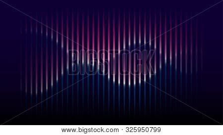 Sound Wave Rhythm Stripe Texture Vector Background