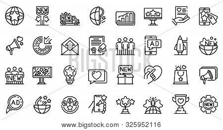 Campaign Icons Set Vector Photo Free Trial Bigstock