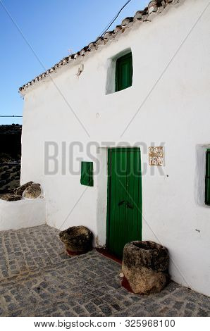 Montefrio, Spain - November 11, 2009 - Traditional Townhouse On The Edge Of The Old Town, Montefrio,