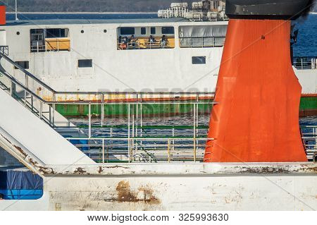 Old And Rusty Ferry Boats