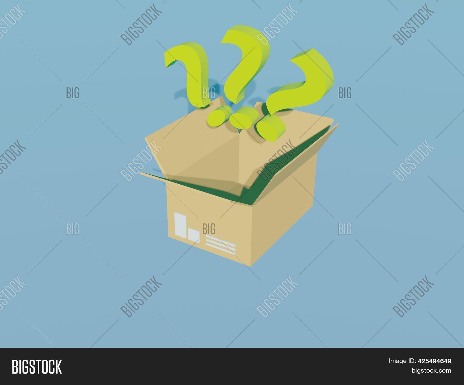 Cardboard Box Question Image & Photo (Free Trial) Bigstock