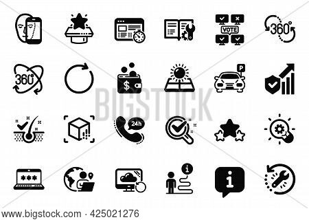 Vector Set Of Technology Icons Related To Anti-dandruff Flakes, Chemistry Lab And Engineering Docume
