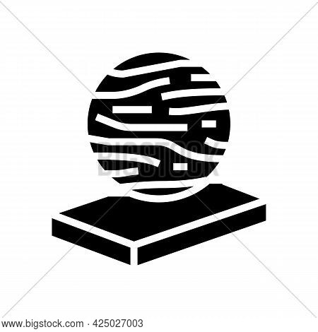 Basalt Mineral Wool Glyph Icon Vector. Basalt Mineral Wool Sign. Isolated Contour Symbol Black Illus