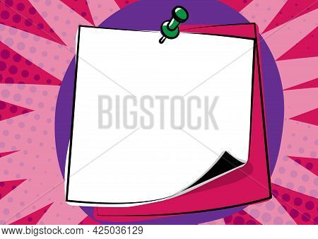 Colorful Message Presentation Ideas, Sticky Notes Message Reminder, Annoucement Information, Display