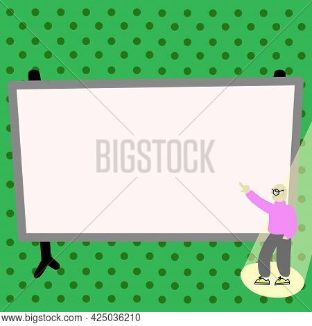 Colorful Design Displaying Message, Abstract Discussing Important News, Bulletin Board Design, Prese