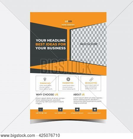 Corporate Multipurpose Business Flyer Design Template For Your Business Services Or Event