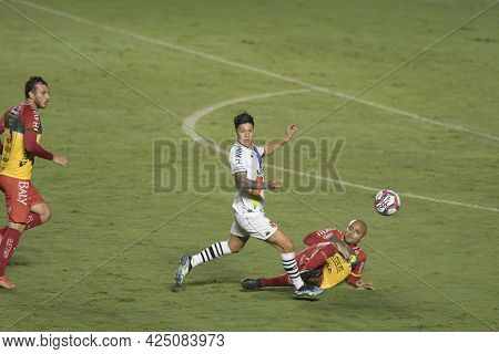 Rio, Brazil - June 27, 2021: German Cano Player In Match Between Vasco Vs Brusque By 7st Round Of Br