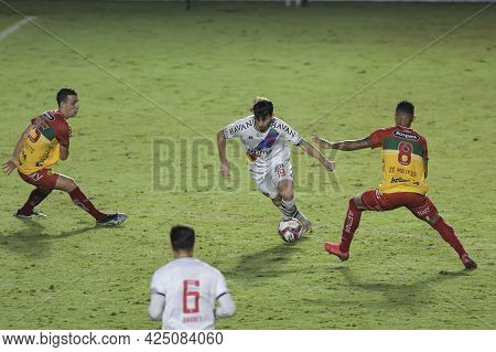 Rio, Brazil - June 27, 2021: Matias Galarza Player In Match Between Vasco Vs Brusque By 7st Round Of