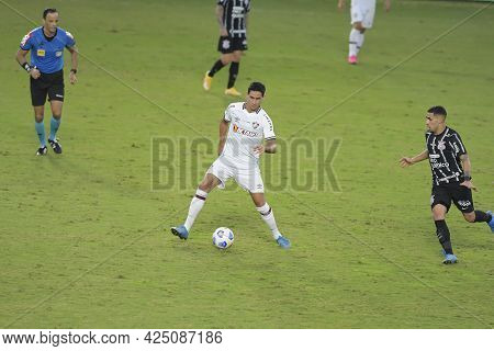 Rio, Brazil - June 27, 2021: Ph Ganso Player In Match Between Fluminense Vs Corinthians By 7st Round
