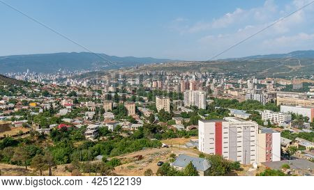 Residential Buildings In The City Of Tbilisi