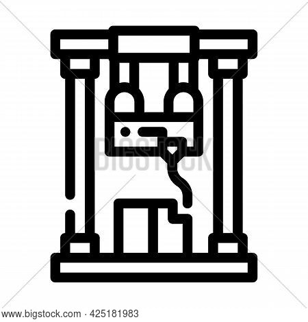 First Sample Production Line Icon Vector. First Sample Production Sign. Isolated Contour Symbol Blac