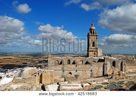 Santa Maria kostel, Medina Sidonia, Andalusie.