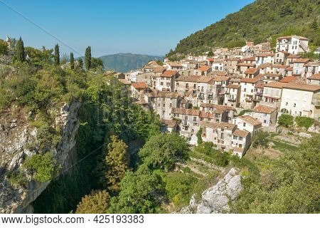 Peille, One Of The Most Beautiful Hilltop Villages On The Côte D'azur.