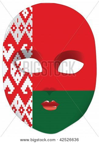 Flag Belarus Mask