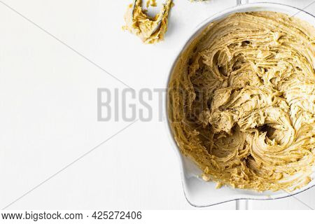 Fresh mixture for homemade lemon cake recipe