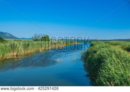 Ornithological Nature Park Vrana Lake (vransko Jezero) In Dalmatia, Croatia