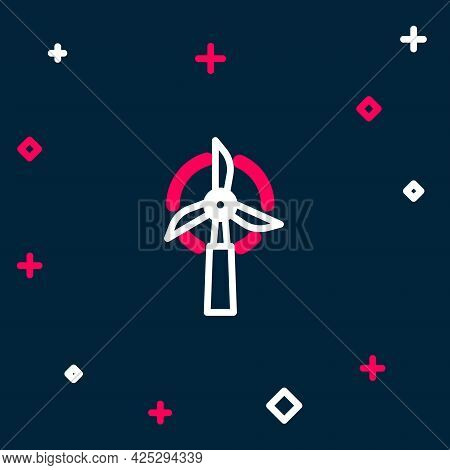 Line Wind Turbine Vector & Photo (Free Trial) | Bigstock