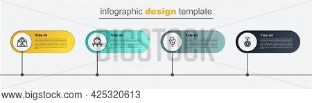 Set Line Unicycle Or One Wheel Bicycle, Cotton Candy, Roller Coaster And Circus Tent. Business Infog