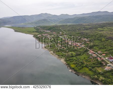 Aerial View Of Studen Kladenets Reservoir, Kardzhali Region, Bulgaria