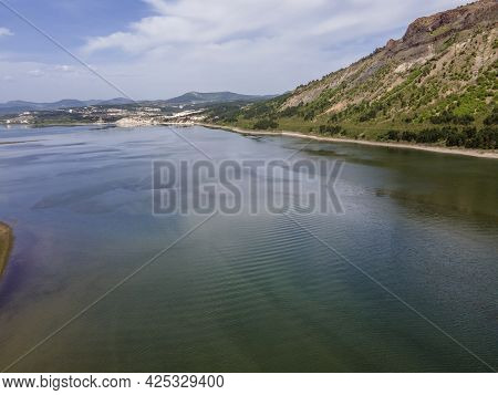 Aerial View Of Studen Kladenets Reservoir, Kardzhali Region, Bulgaria