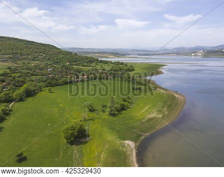 Aerial View Of Studen Kladenets Reservoir, Kardzhali Region, Bulgaria