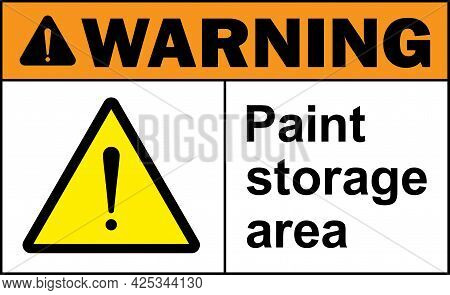 Paint Storage Area Vector & Photo (Free Trial) | Bigstock