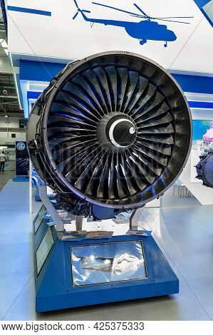 Aircraft Engine. Turbojet Aircraft Engine D-436-148fm Ukrainian Production Ivchenko Progres At The I