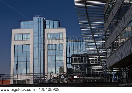 Munich, Germany - Apr 25, 2020: Central Bus Terminal In The Bavarian Capital Of Munich In Germany, E