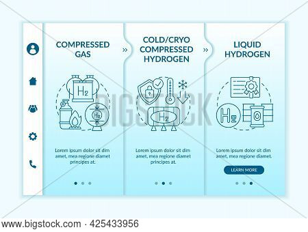 H2 Storage Approaches Onboarding Vector Template. Responsive Mobile Website With Icons. Web Page Wal