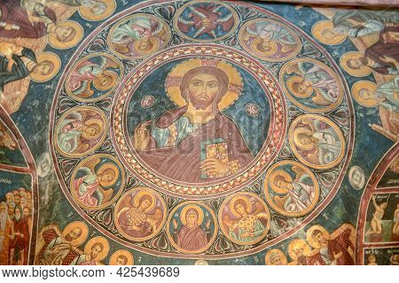 The Church Of Panagia Phorviotissa At Nikitari On Cyprus Island