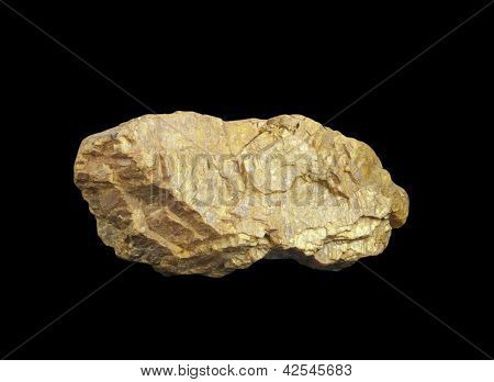 helles orange-gelb-Orpiment Kristall
