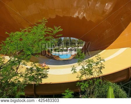 Belek, Antalya, Turkey - May 15, 2021: The Land Of Legends Theme Park In Belek.
