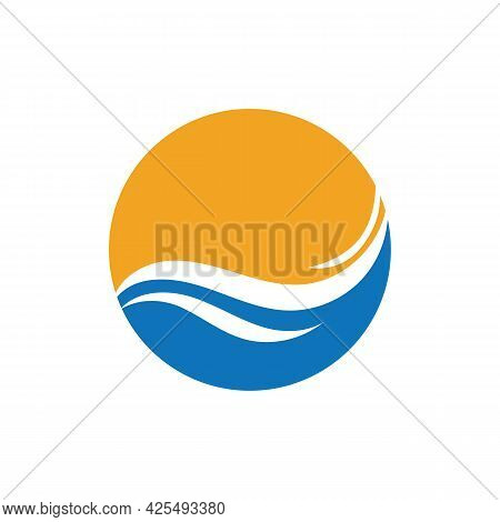 Water Wave Icon Vector