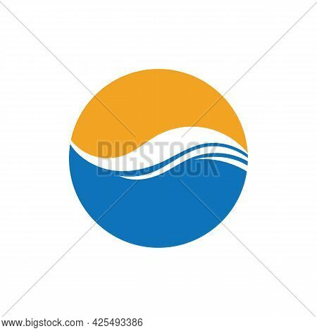 Water Wave Icon Vector