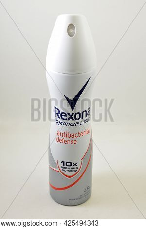 Manila, Ph - July 1 - Rexona Motion Sense Anti Bacterial Defense Body Spray On July 1, 2021 In Manil