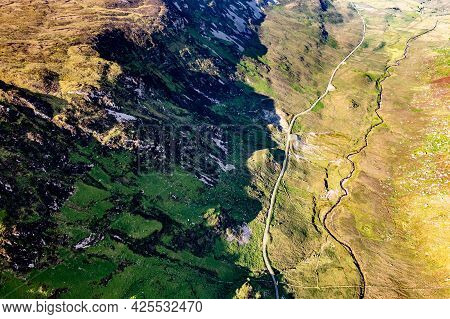 Grannys Pass Is Close To Glengesh Pass In Country Donegal, Ireland