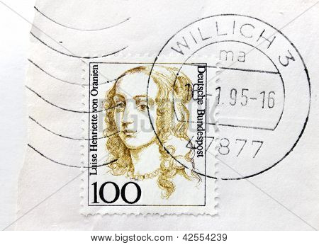 Stamp Henriette Louise เคาน์เต