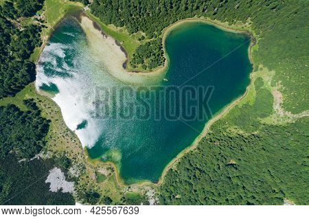 Trnovacko Lake In Piva Nature Park, Montenegro